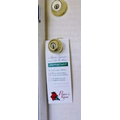 White Card Stock Door Hanger